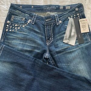Miss Me Studded Bootcut Jeans